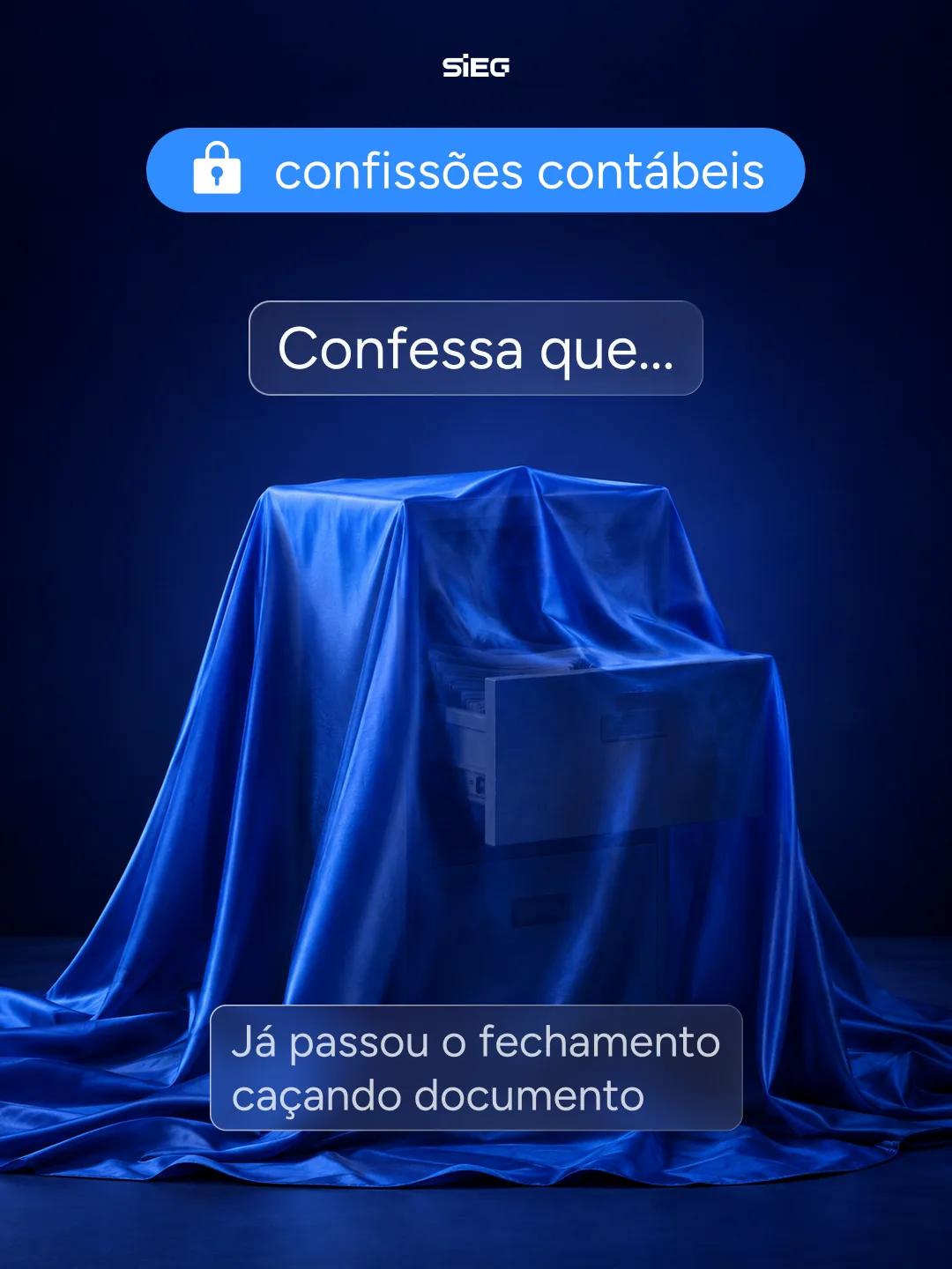 Confissões contábeis, slide 1: Confessa que… Já passou o fechamento caçando documento.